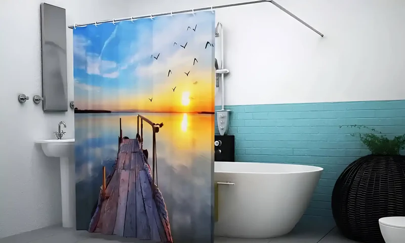 Foto-Duschvorhang nach Maß selbst gestalten