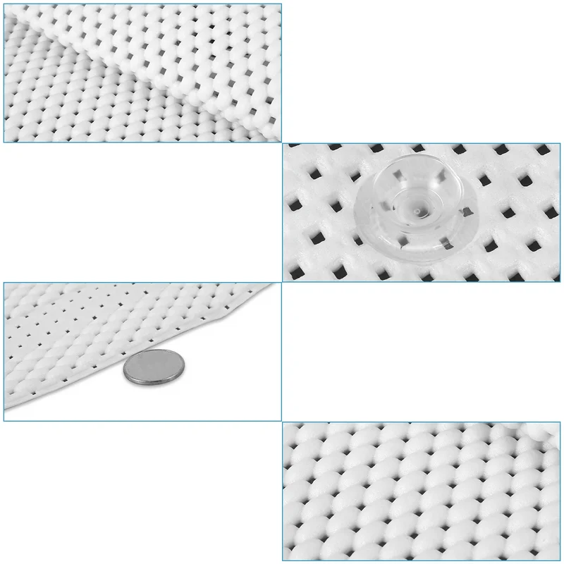 HydroComfort Rutschfeste Badewannenmat mit Kissen