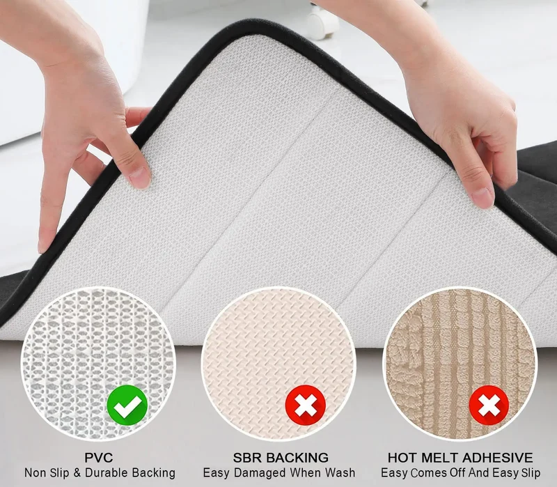 LuxSoft Memory Foam Badematte