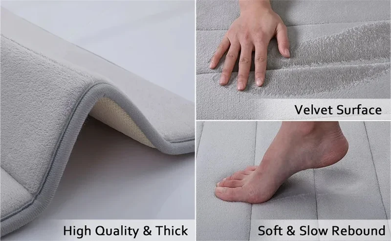 LuxSoft Memory Foam Badematte