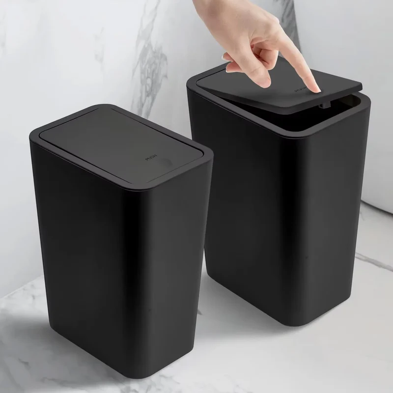EcoPress 10L Mülleimer für Badezimmer