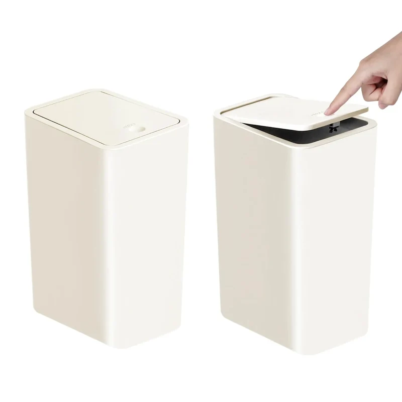 EcoPress 10L Mülleimer für Badezimmer