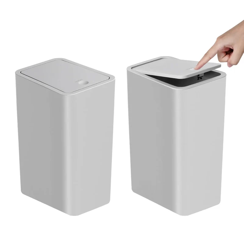 EcoPress 10L Mülleimer für Badezimmer