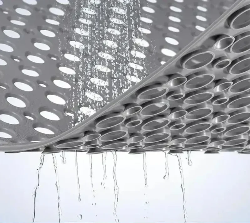 HydroSafe Quadratische Rutschfeste Duschmatte