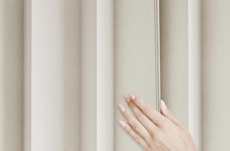 AquaFold Luxe – Faltbares Duschvorhang mit Akkordeon-Design
