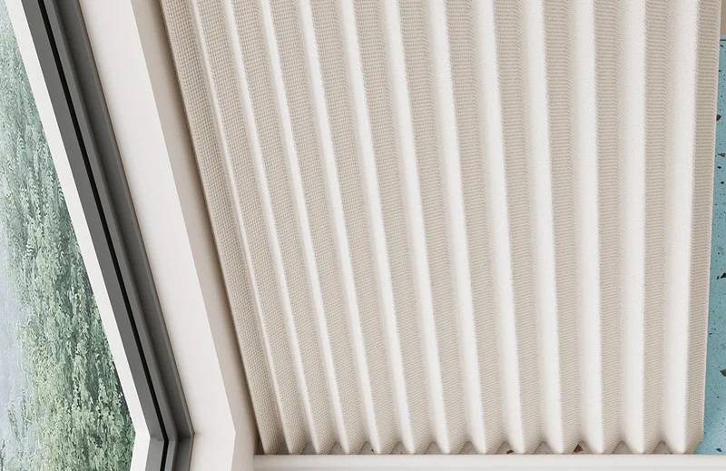 AquaFold Luxe – Faltbares Duschvorhang mit Akkordeon-Design