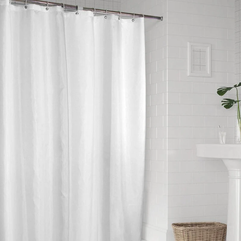 Duschvorhang in Überlänge für Badewanne