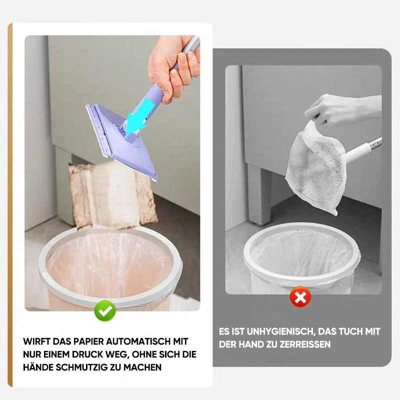 Mini-Mopp med automatisk klutbytte | Luvikno
