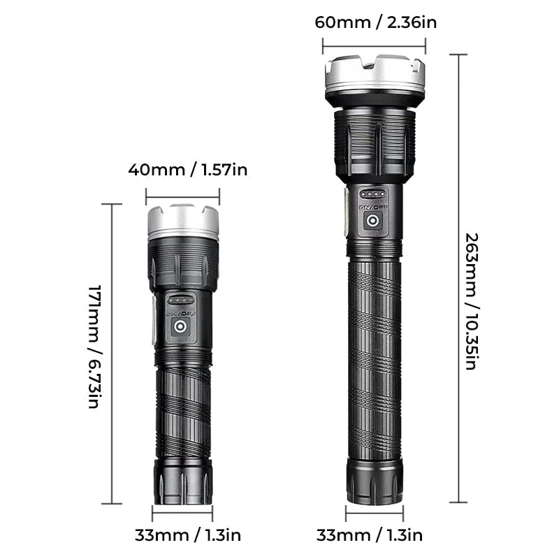 LED-Zoom-Flashlight | Luvikno