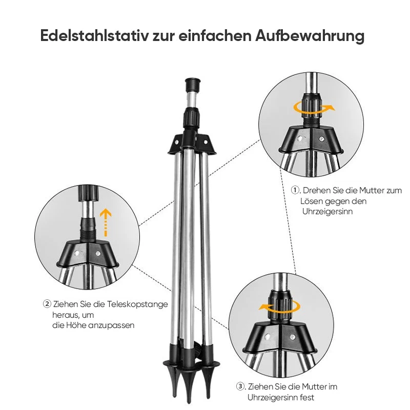 Automatisk roterende stativsprinkler | Luvikno