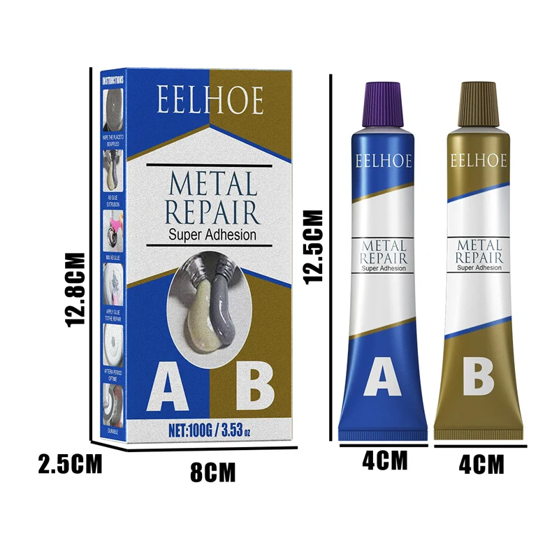 Magisk Metall Reparasjonslim (A&B) | Luvikno