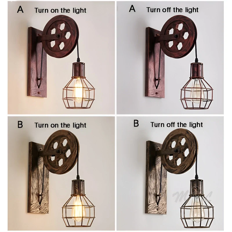 LumenLux Vegglampe - Elegant Industriell Vintage LED Belysning | Luvikno