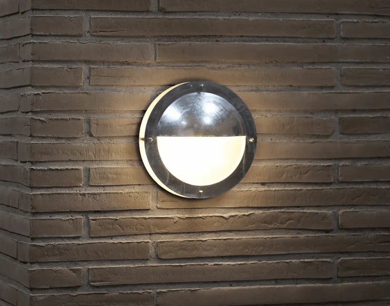 MalteGlow Lampe – Rund Integrert LED Utendørsbelysning | Luvikno