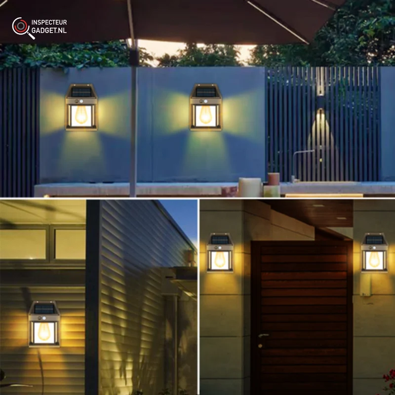 LED Solar Wall Spots Deluxe - Skap den perfekte atmosfæren i hagen din! | Luvikno