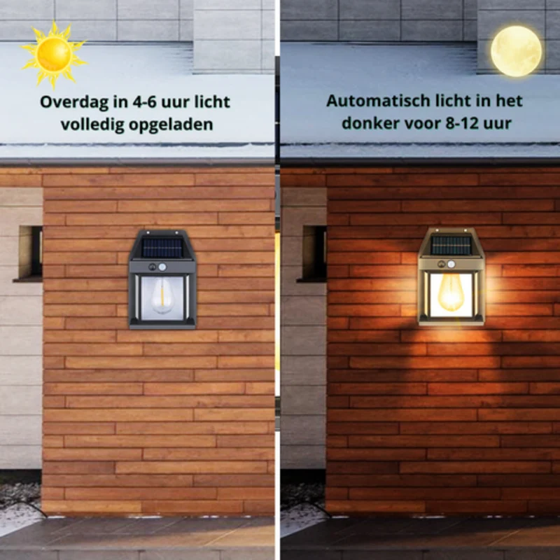 LED Solar Wall Spots Deluxe - Skap den perfekte atmosfæren i hagen din! | Luvikno