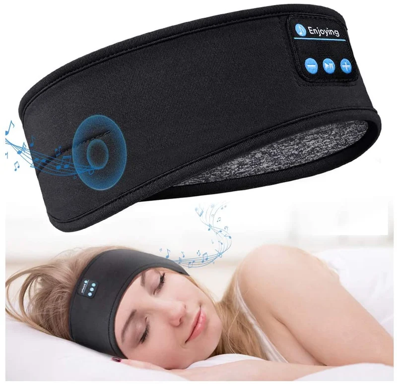 RestRhythm Bluetooth Søvnmask – Komfortabel Musikkmask for Avslapning og Søvn | Luvikno