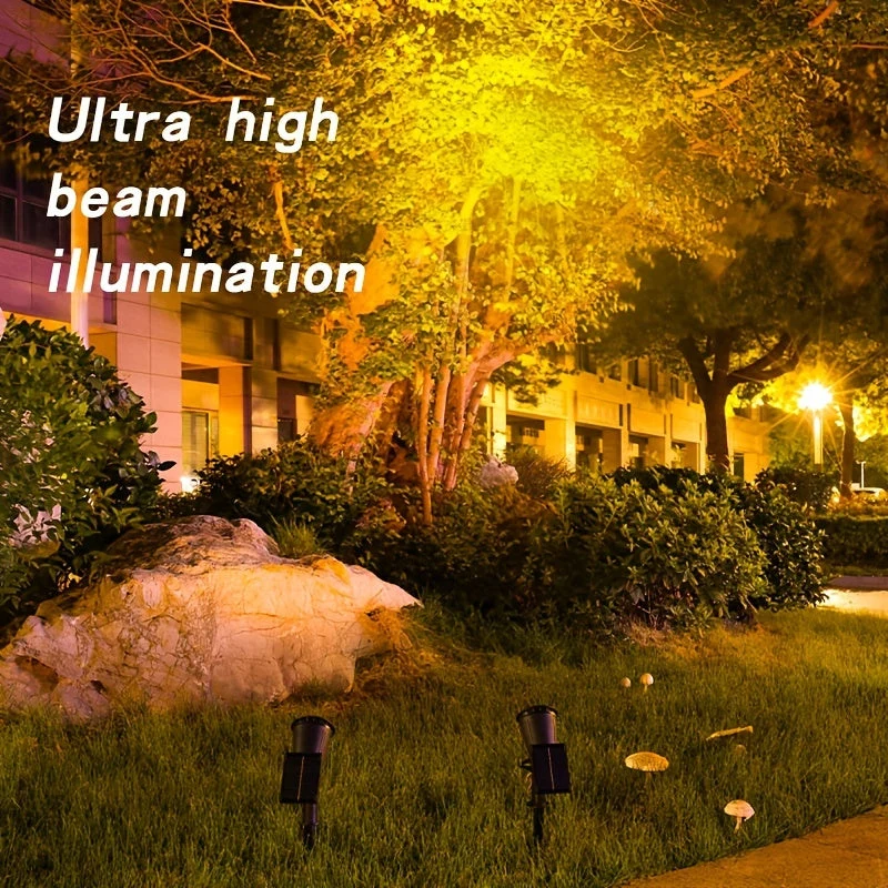 SolarLuxe Spotlight - Bærekraftig 9LED Hagebelysning | Luvikno