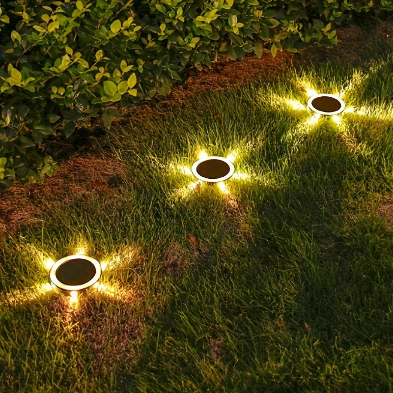 SolarGlow – 6 LED Hagebelysning Utendørs | Luvikno