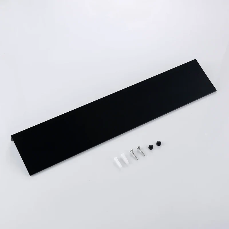 DUOWARE Wandregal Schwarz/Weiß – Aluminium Organizer für Bad, Küche oder Schlafzimmer