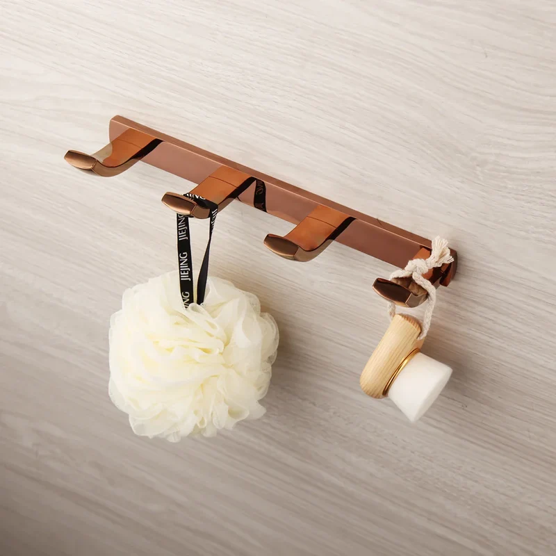 Monite Luxus Roségold Badezimmer Zubehör Set