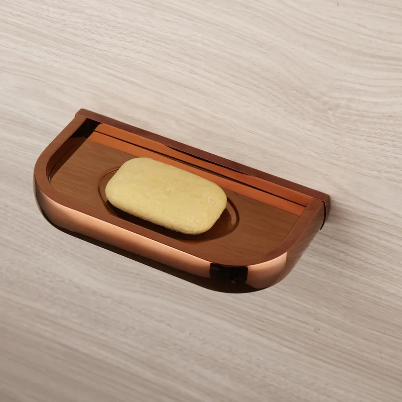 Monite Luxus Roségold Badezimmer Zubehör Set