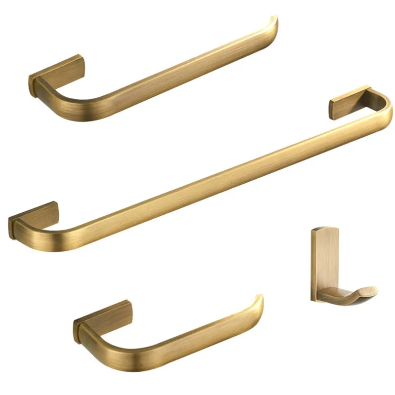 VintageLux Antik Messing Badzubehör Set