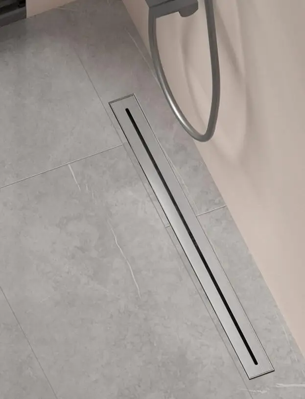 LuxDrain Premium Duschrinne - Edelstahl Bodenablauf für Bad & Dusche