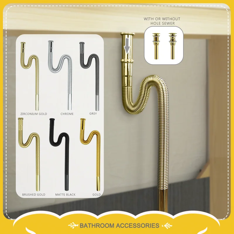 FlexiDrain Universeller Pop-Up Waschbeckenablauf