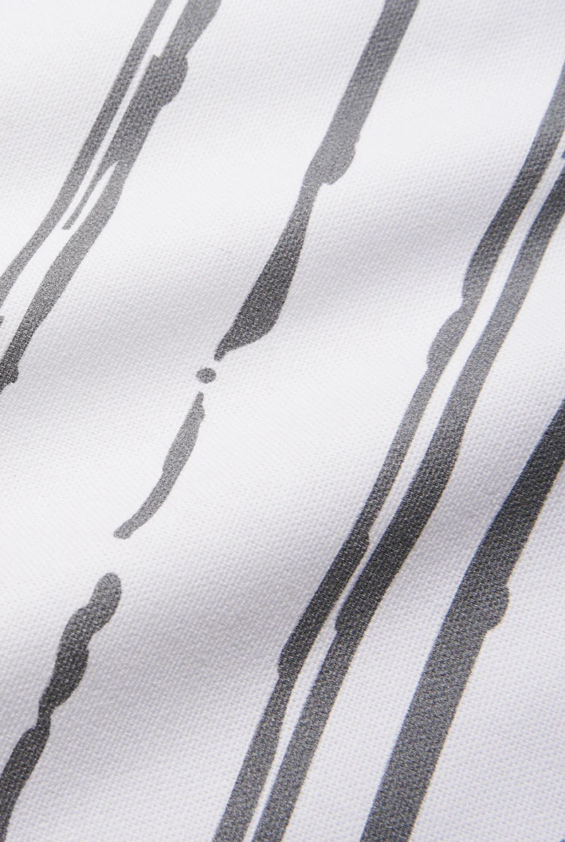 Artist Cotton Shower Curtain "Composition 040424" by Milena Quattrocchi