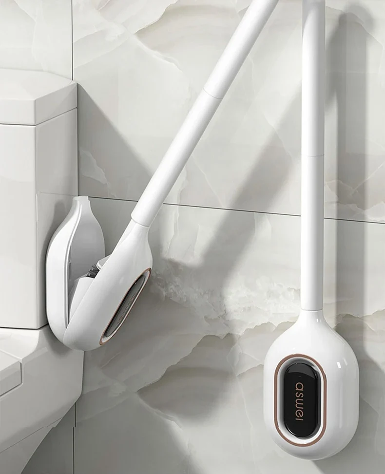 AromaBrush – Magnetische Duft-Toilettenbürste mit Wandhalterung