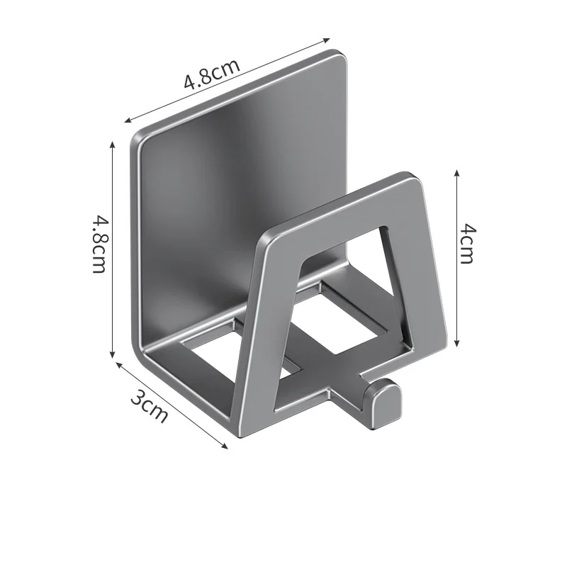GripSteel – Edelstahl Schwammhalter & Selbstklebender Wandorganizer