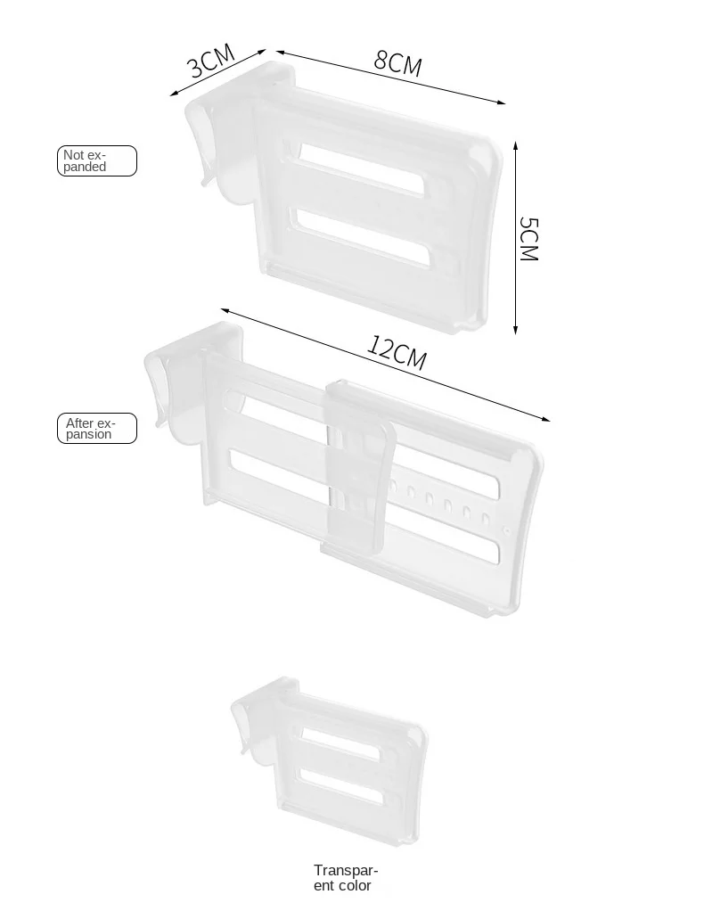 FlexiCool – 4er-Set Teleskopische Kühlschrank-Organizer und Trenner