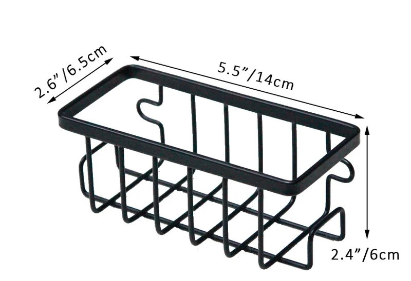 TAILI – Hochwertiger Aluminium-Spülschwammhalter mit starker Saugnapf-Befestigung