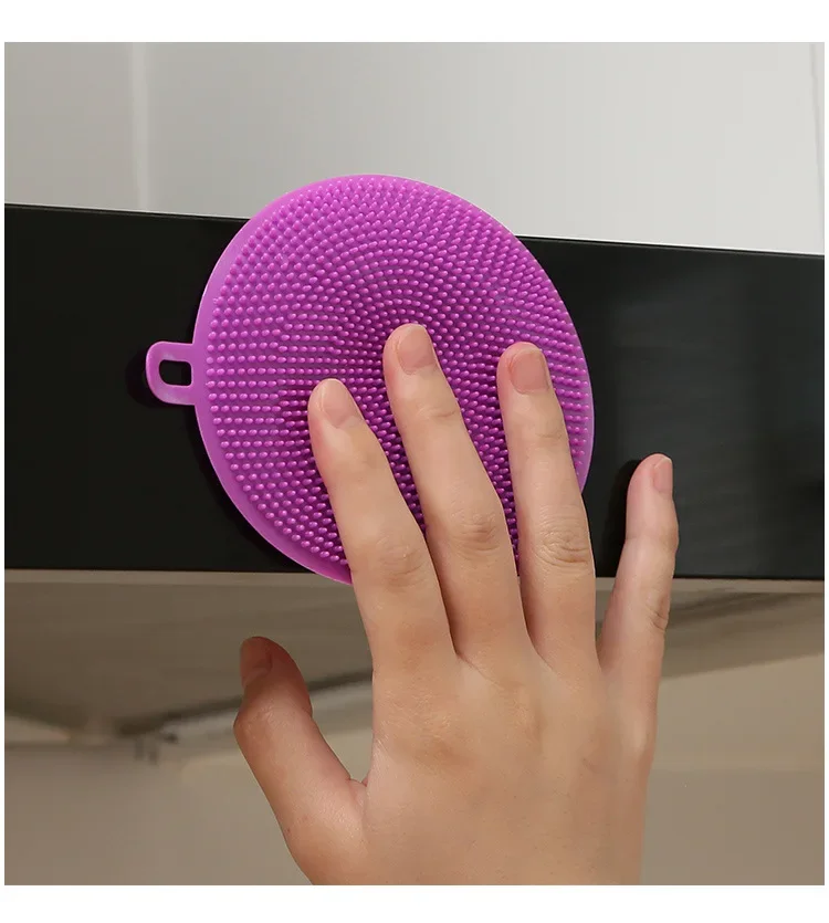 CleanFlex – Silikon-Spülbürste & Multifunktionales Küchenschrubber-Pad