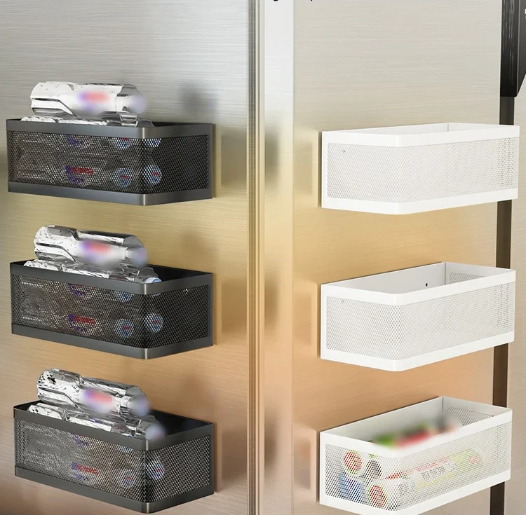 MagnoRack – Magnetisches Kühlschrank-Seitenregal mit Extra Stauraum