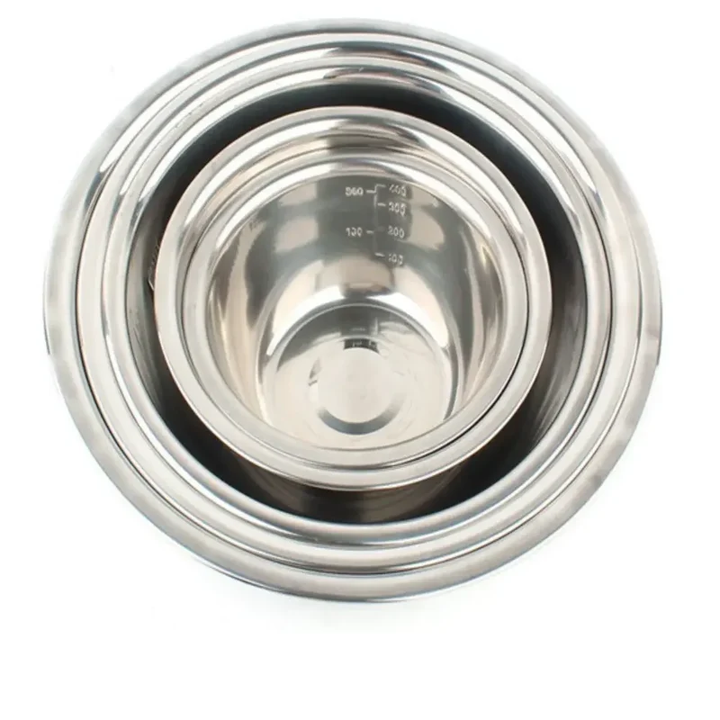 SteelNest – Edelstahl-Rührschüsseln Set für Küche, Camping & Outdoor