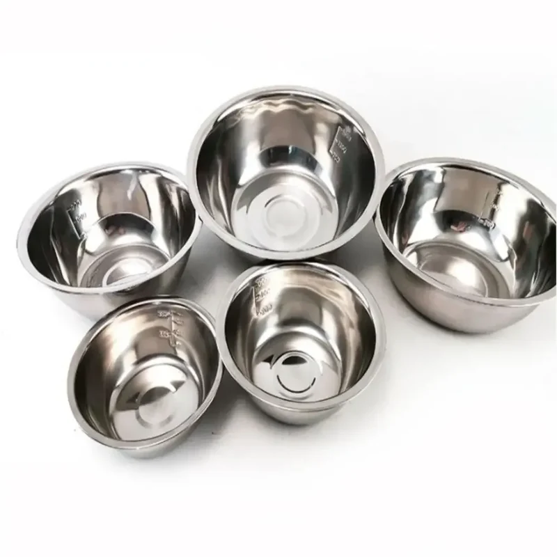 SteelNest – Edelstahl-Rührschüsseln Set für Küche, Camping & Outdoor