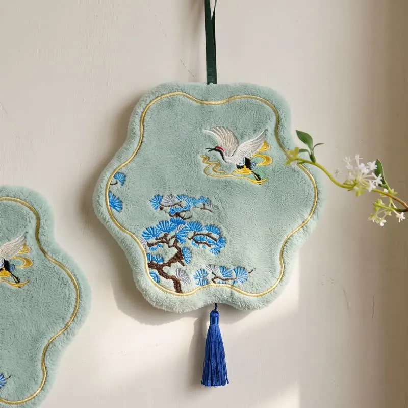 Handtuch aus Korallenvlies von Crane and Pine