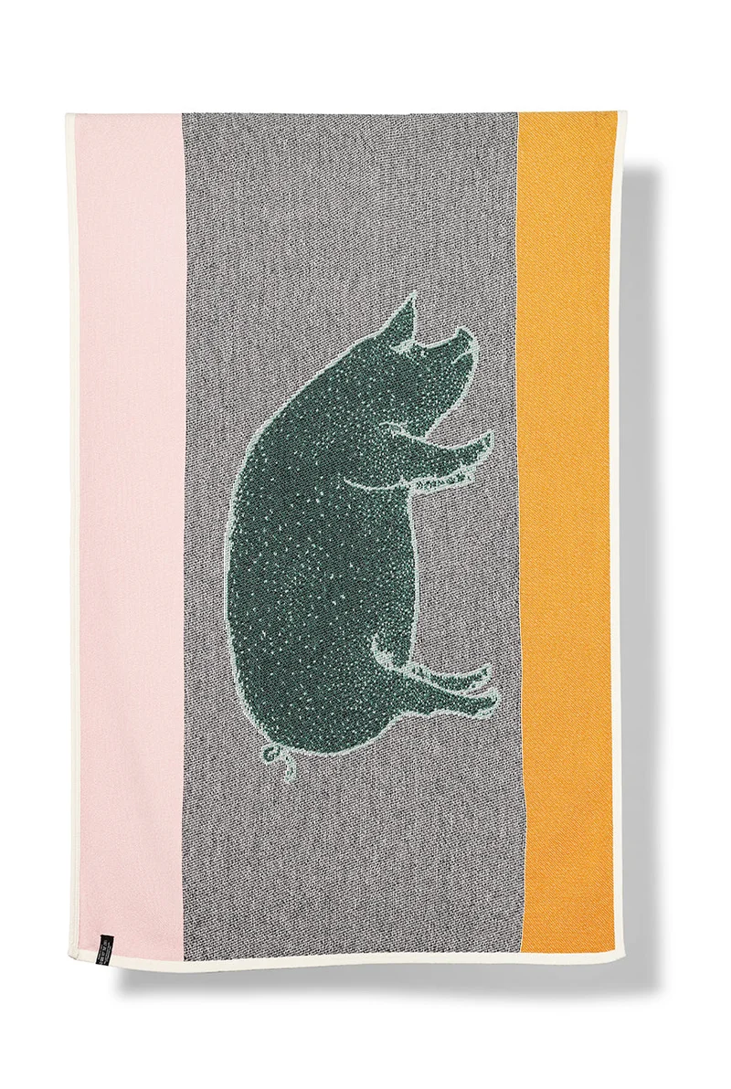 Cotton Beach Towel or Mini Blanket "Bad Susie" by Michele Rondelli
