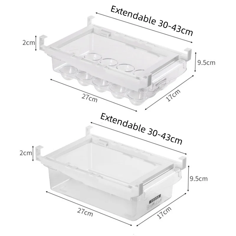 FridgeMaster – Transparente Küchenbox für Obst, Gemüse und Eier