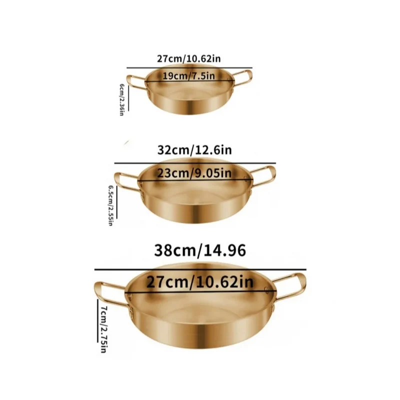 GastroPan – Edelstahl Saucen- & Paellapfanne mit Griff