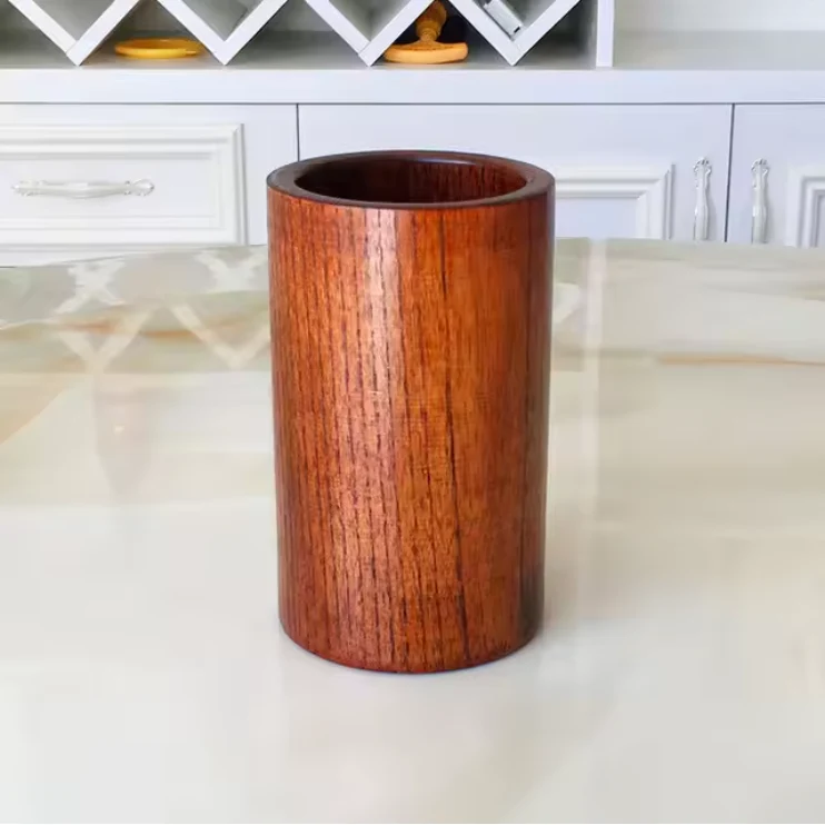 EcoWood – Luxuriöses Kochgeschirr-Set aus Holz mit Aufbewahrungseimer