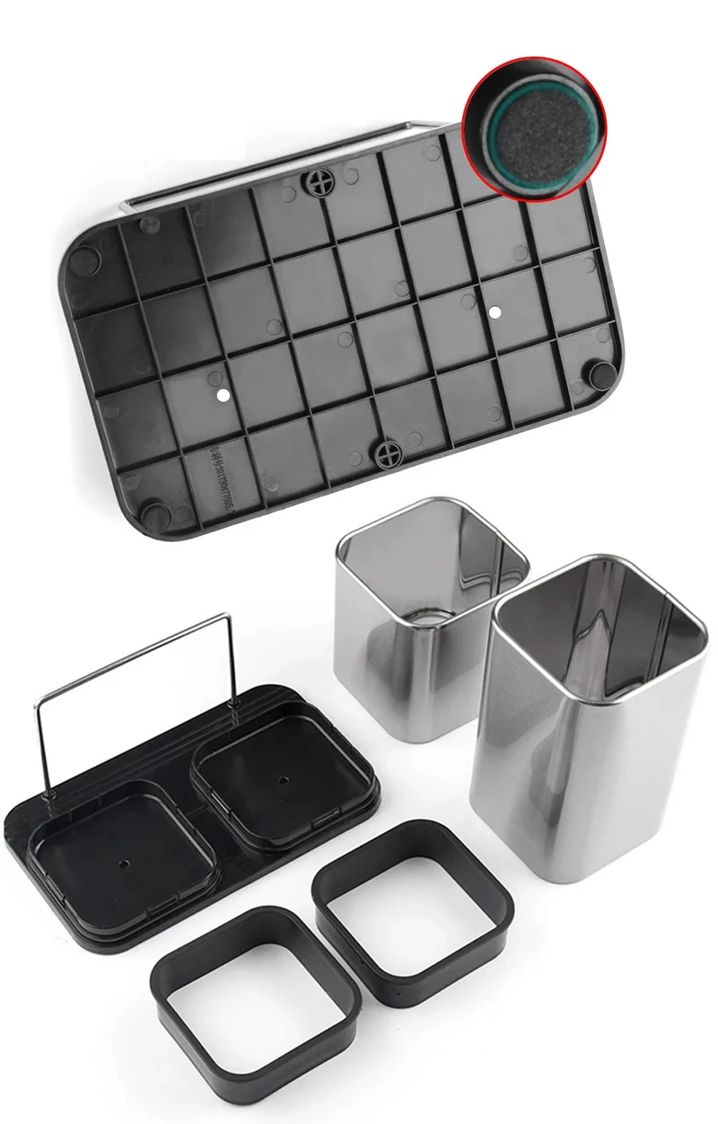 ChefPro – Luxuriöser Edelstahl Universal-Messerblock mit Antibakterieller Wirkung