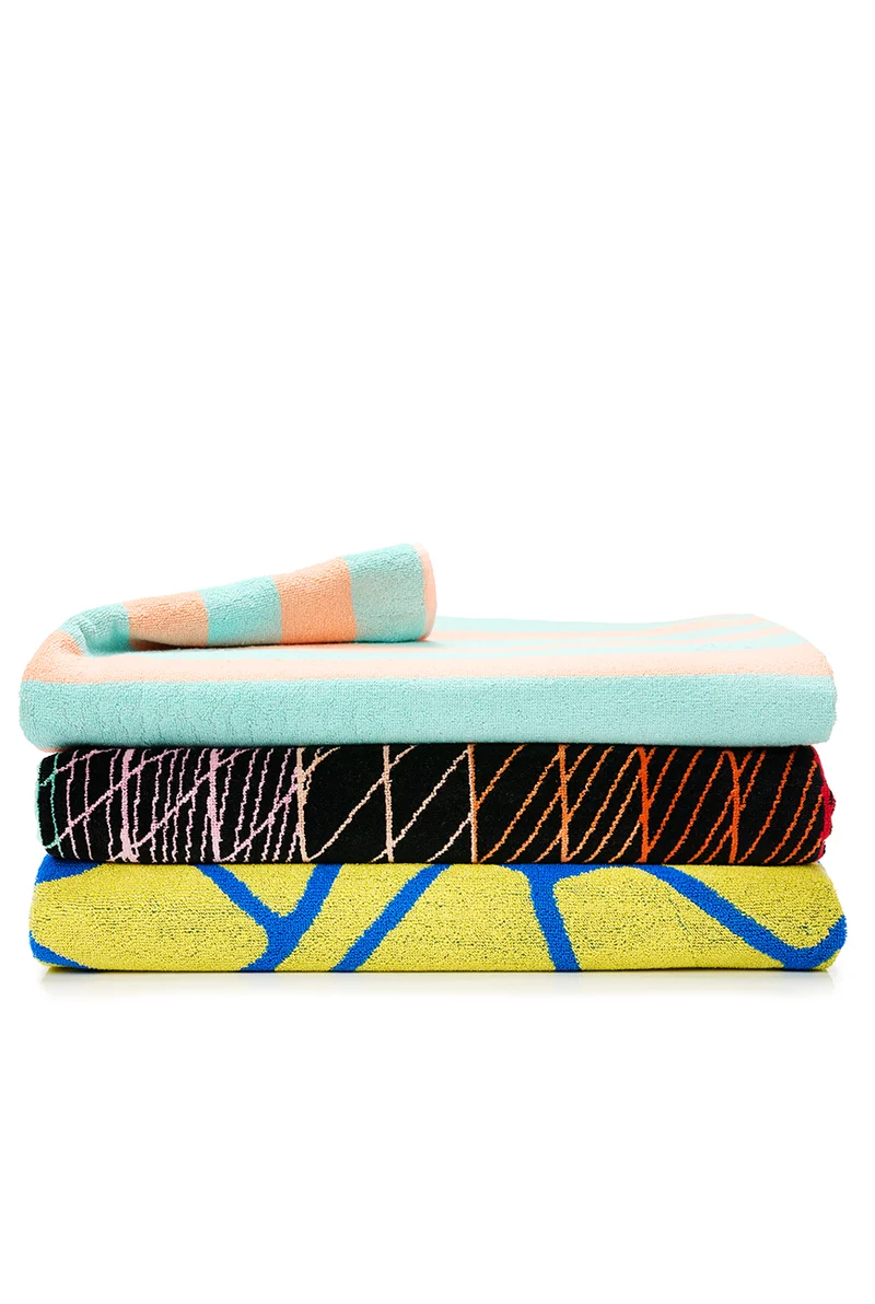Beach Towel “CHARLY” BY MICHELE RONDELLI - XL 100% Cotton