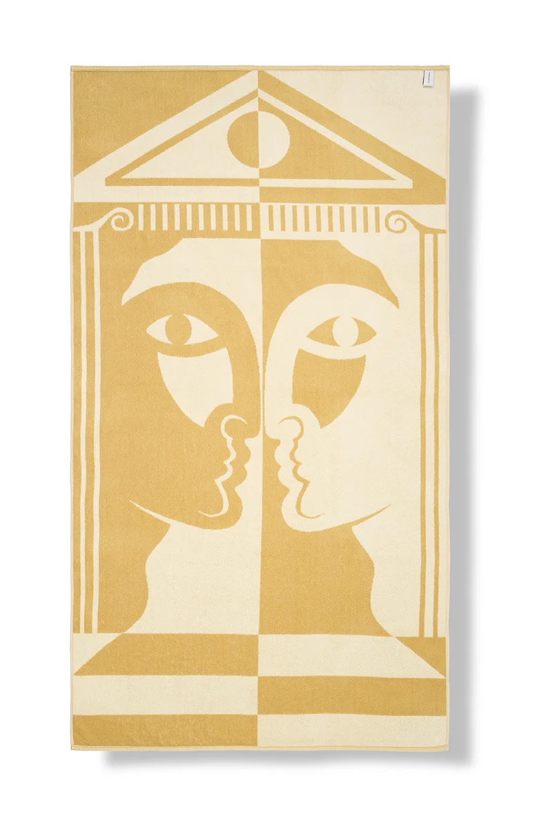 Beach Towel “DUALITY” BY RAPHAEL GREAVES - XL 100% Cotton