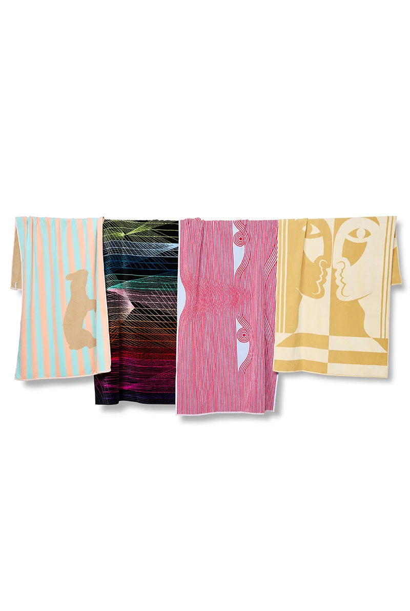 Beach Towel “DUALITY” BY RAPHAEL GREAVES - XL 100% Cotton