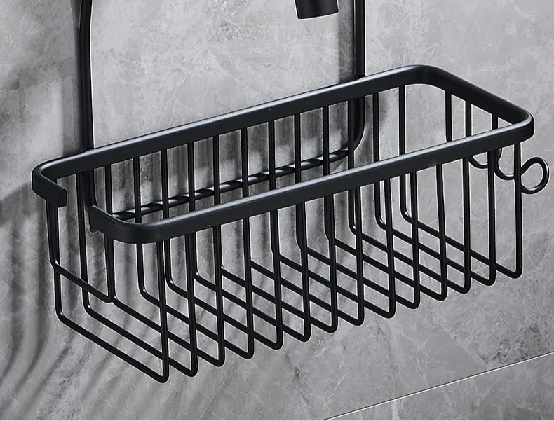 AluGrip Duschablage ohne Bohren – Abnehmbarer Badekorb aus Aluminium – Wandmontage & Edelstahl