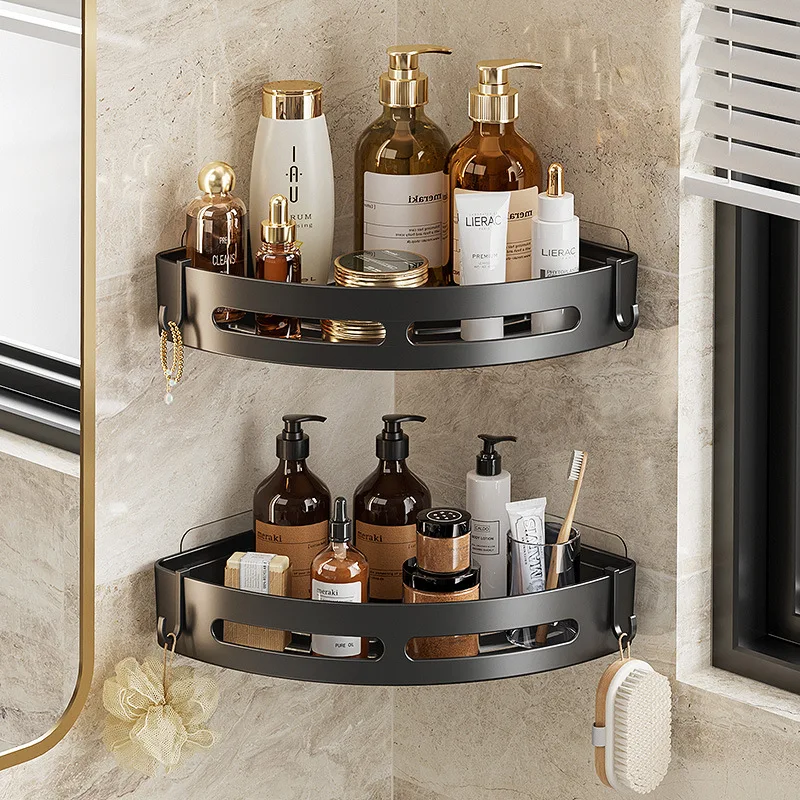 AQUAFIX Selbstklebender Dusch-Organizer – Stark haftend, bohrfrei & wasserdicht