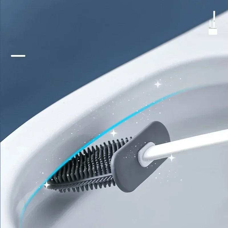 FlexiClean Silikon-Toilettenbürstenset