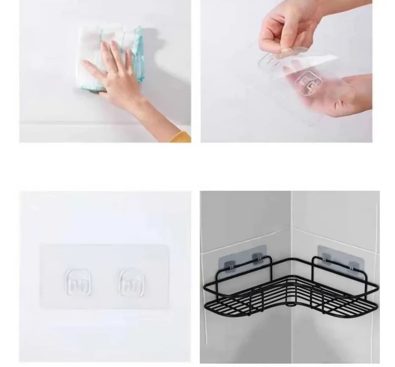 WallPro – Eckregal für Badezimmer und Küche zur Wandmontage